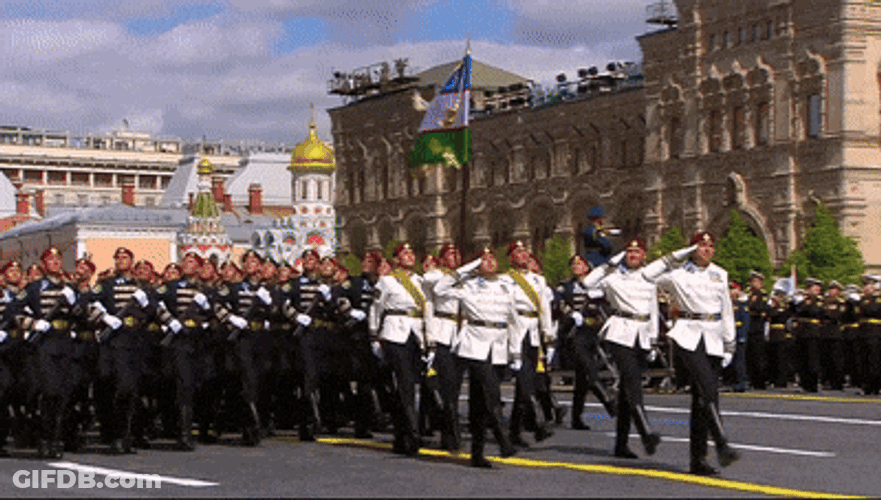 Uzbekistan March Victory Day GIF