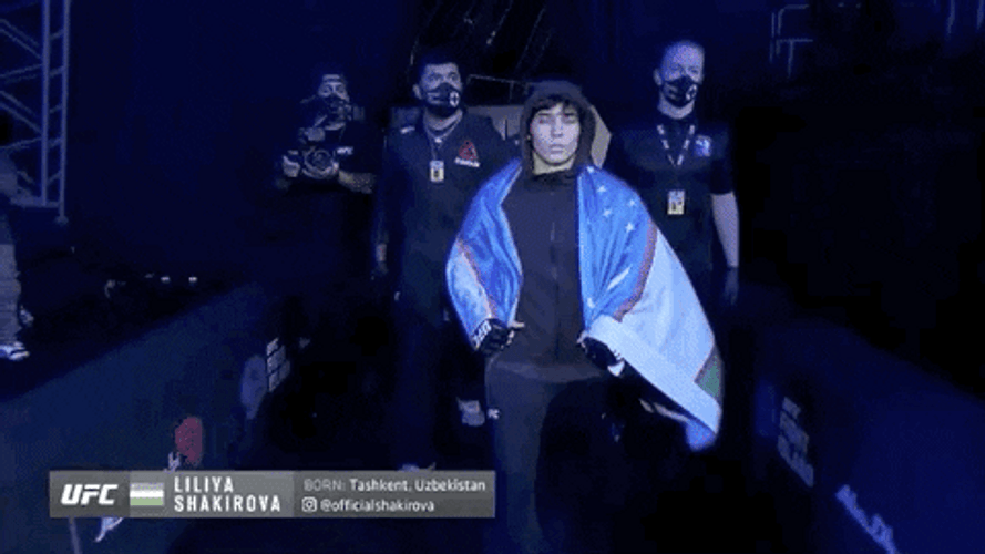 Uzbekistani UFC Fighter Liliya Sharikova GIF