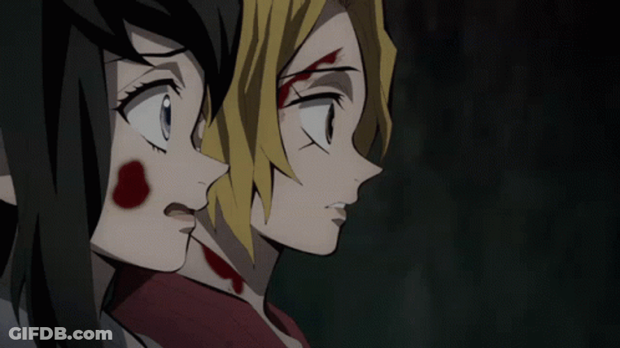Uzui Vs Gyutaro Broken Tears GIF