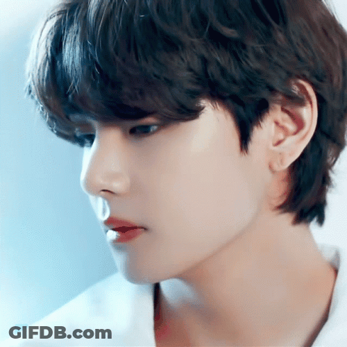 V Looking At Camera Slowly GIF