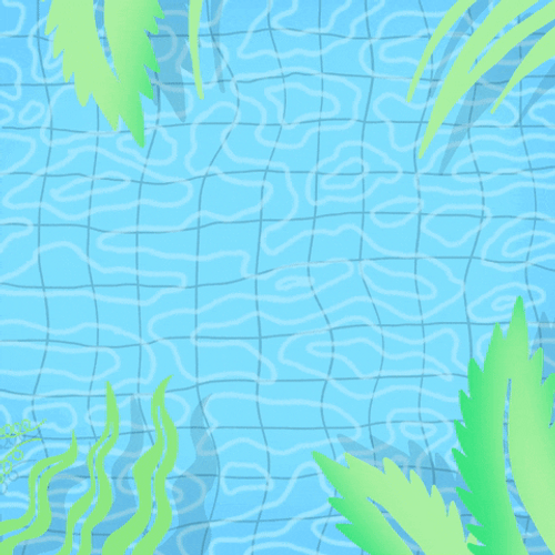 Vacation Mode Chubby Chick Floating GIF