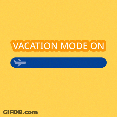 Vacation Mode On Airplane Gliding GIF