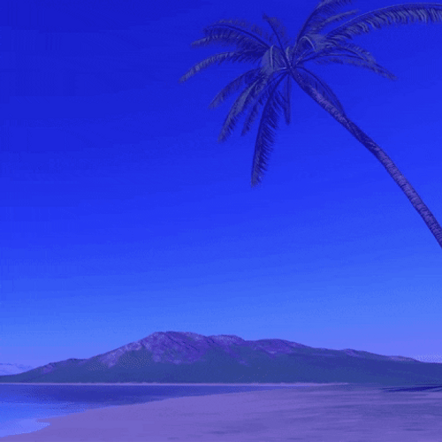 Vacation Mode Puppet On Beach GIF