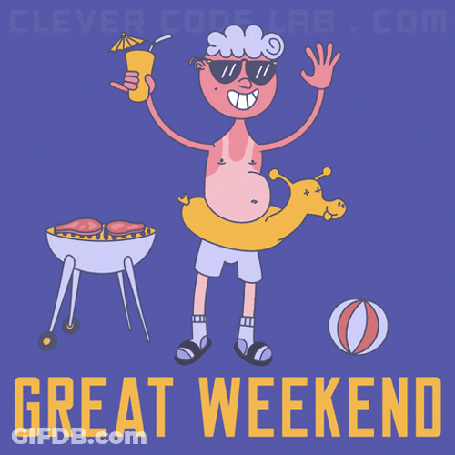 Vacation Mode Summer Time Party GIF