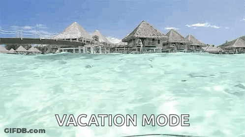 Vacation Mode Tropical Island View GIF