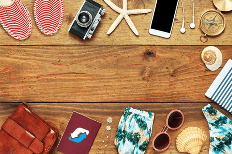 Vacation Time Beach Art GIF
