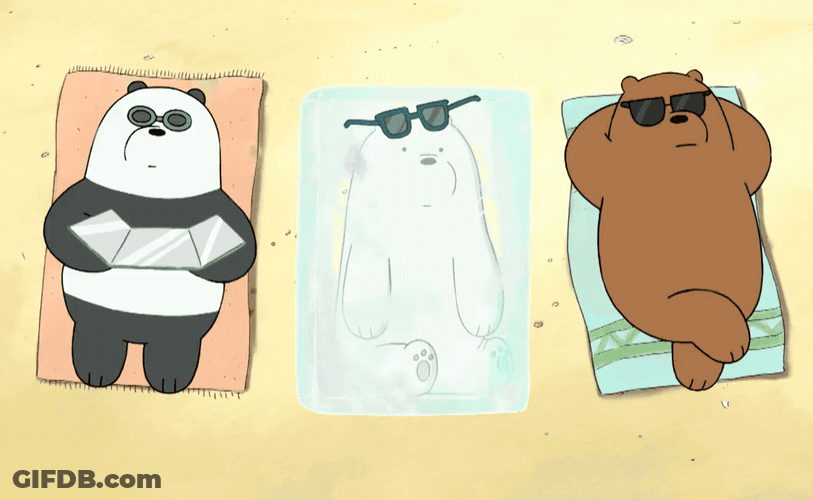 Vacation We Bare Bears GIF