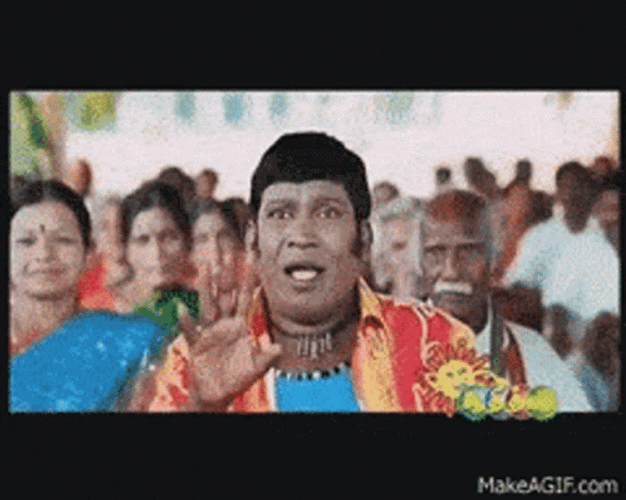 Vadivelu Laugh Play Dead GIF