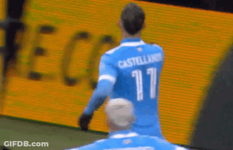 Valentín Castellanos Hugs Rodriguez GIF