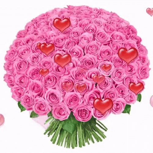 Valentine Bouquet Flowers GIF