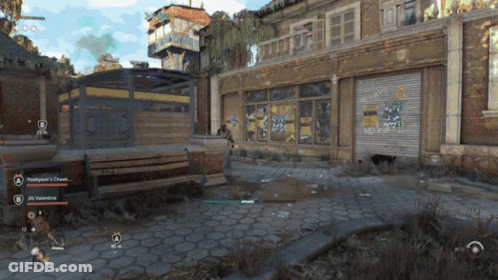 Valentine Fighting Another Person GIF