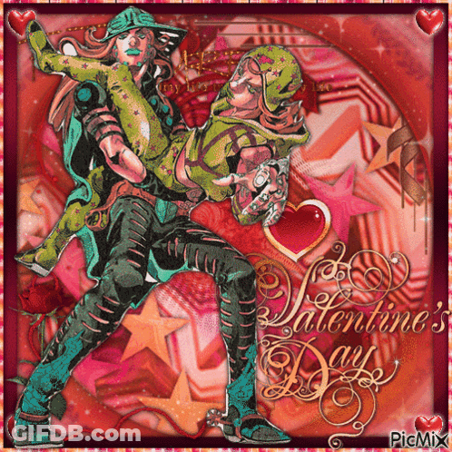Valentine's Day Card Man Holding Woman GIF