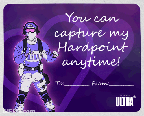 Valentine's Day Card You Can Capture My Hardpoint Anytime GIF