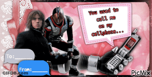 Valentine's Day Card You Used To Call Me On My Cell Phone GIF