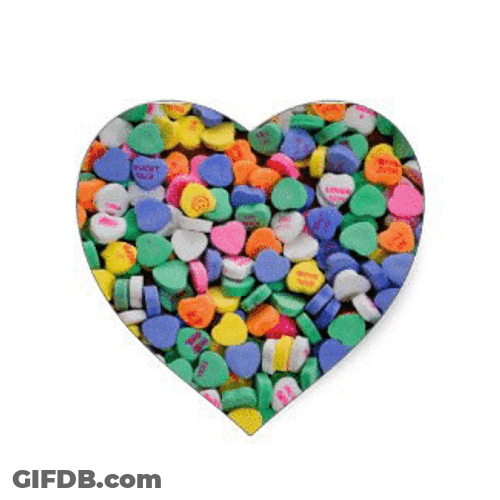 Valentine's Day Heart Stickers GIF