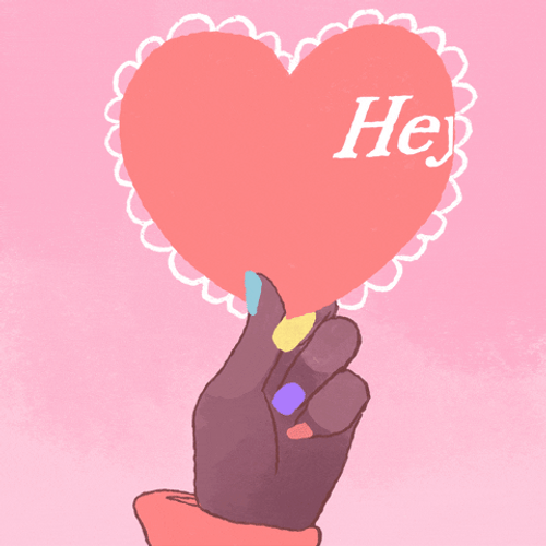 Valentine's Hey Girl You Cute GIF