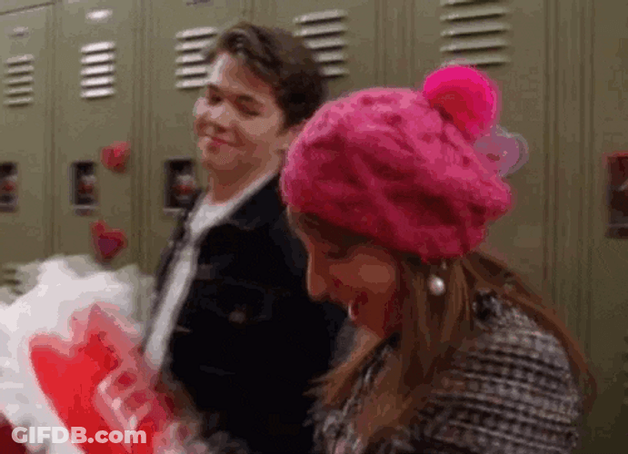 Valentines Day Be Mine Pillow Glee GIF