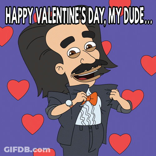 Valentines Day Steve Harvey Big Mouth Cartoon GIF