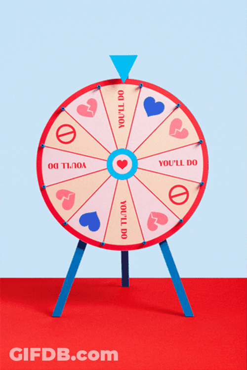 Valentines Day Wheel Of Fortune GIF