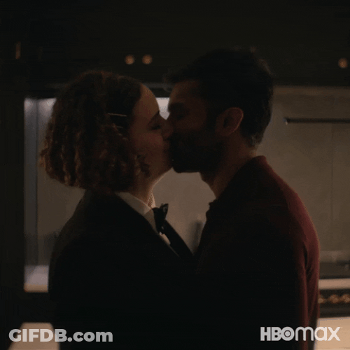 Valentines Sexy Kissing GIF