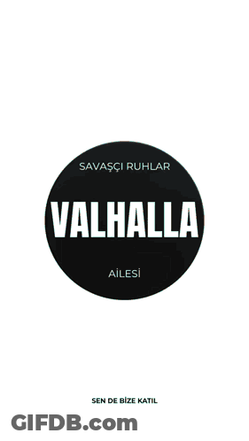 Valhalla Ailesi Book Cover With Rainbow Colors GIF