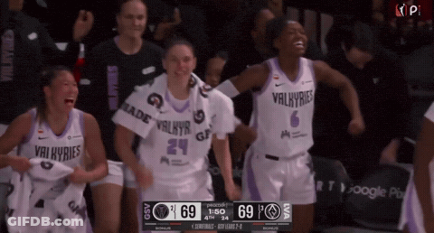 Valkyries Vs Thunder Basketball Game GIF