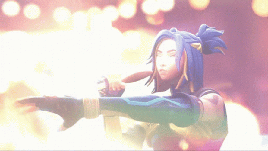Valorant Agent Neon Singing GIF