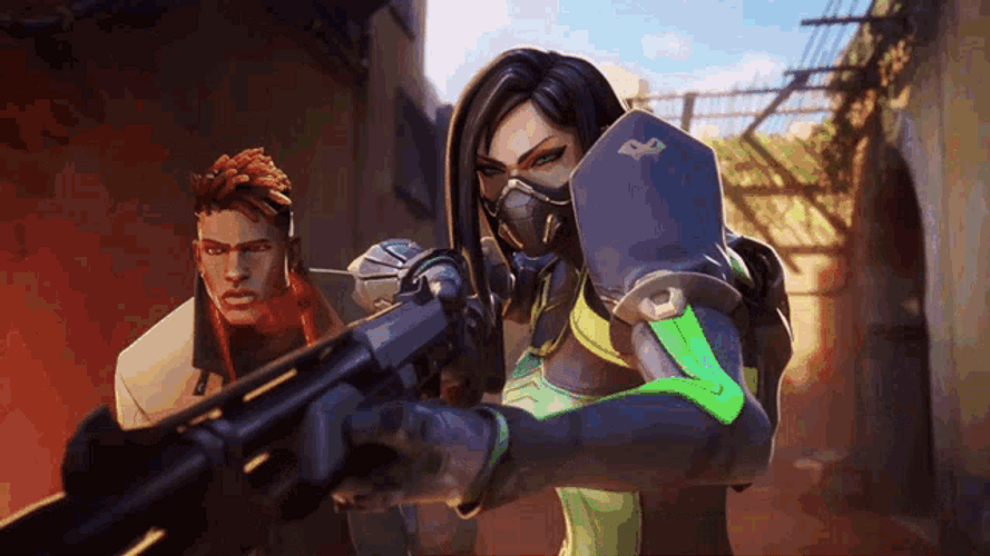 Valorant Duality Viper Phoenix GIF