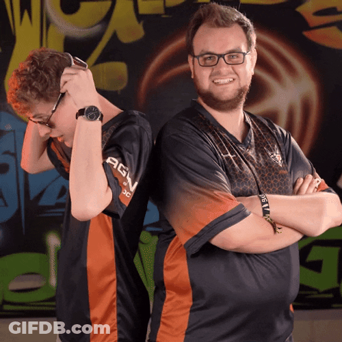 Valorant Gamers Back To Back Pose GIF