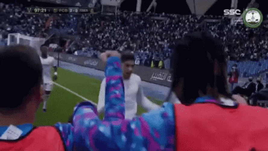 Valverde Gets Hugs From Teammates GIF