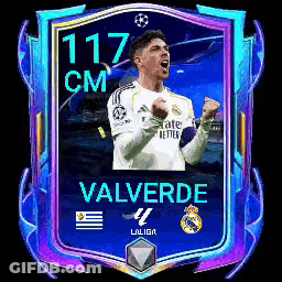 Valverde Soccer Player Card In Video Game GIF