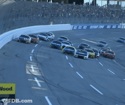Valvoline Race Track Sign GIF