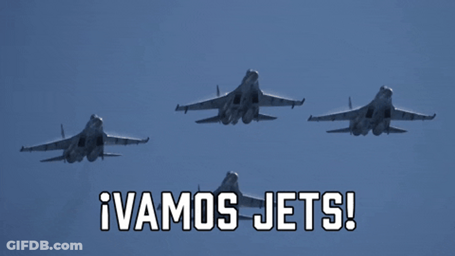 Vamos Jets Flying To Cheer GIF