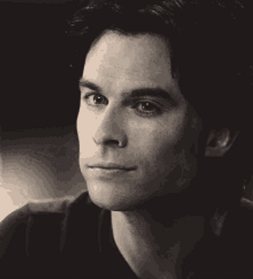 Vampire Diaries Damon Salvatore Flirt Wink GIF