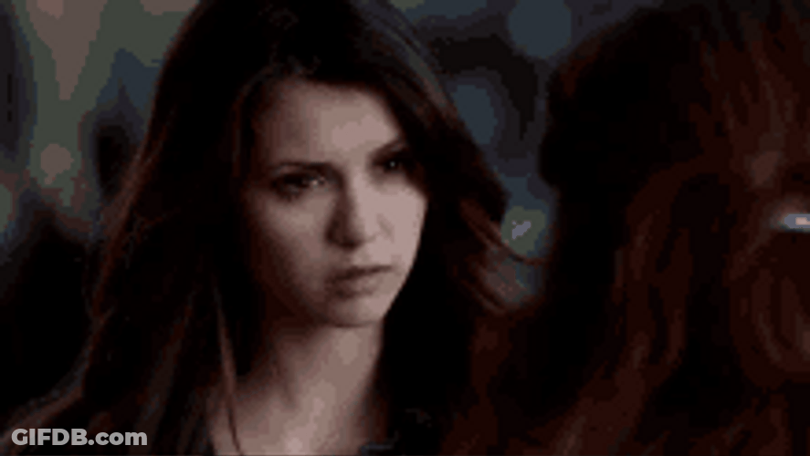 Vampire Diaries Elena Gilbert Growling GIF