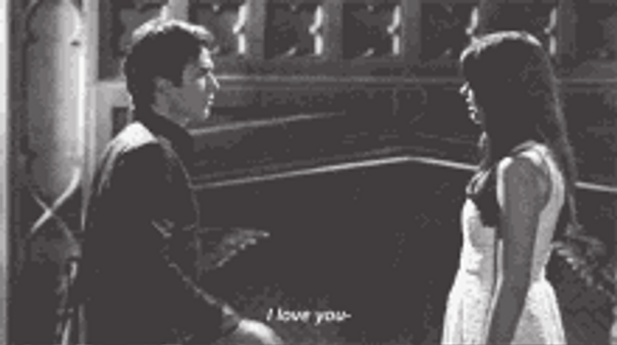 Vampire Diaries In Love Couple Intimate Kiss GIF