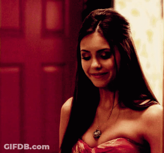 Vampire Diaries Nina Dobrev Cute Smile GIF