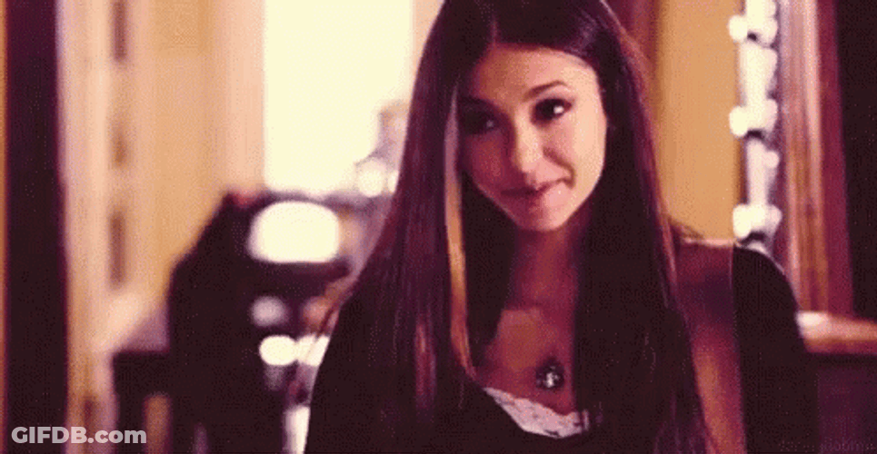Vampire Diaries Smiling Nina Dobrev GIF