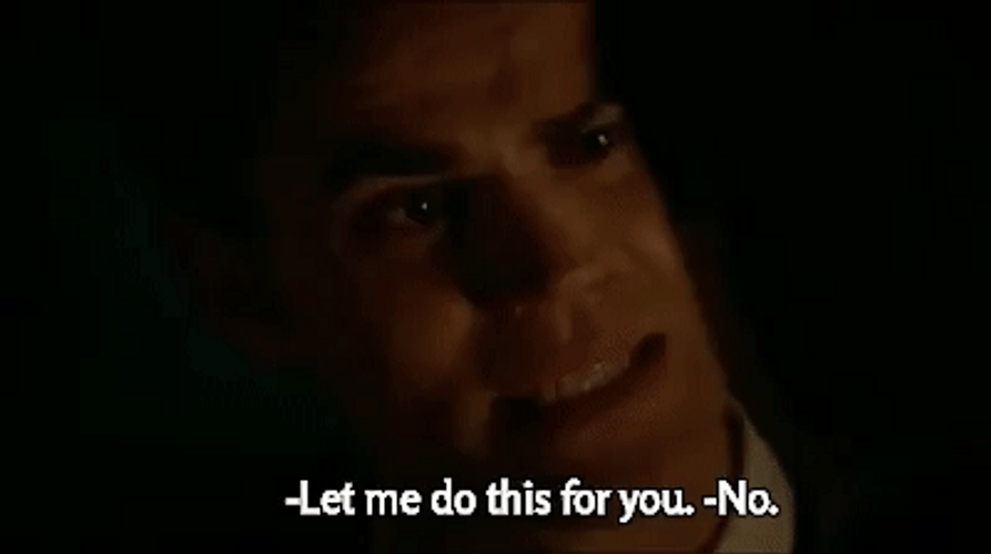 Vampire Diaries Stefan Matt Serious Talk GIF