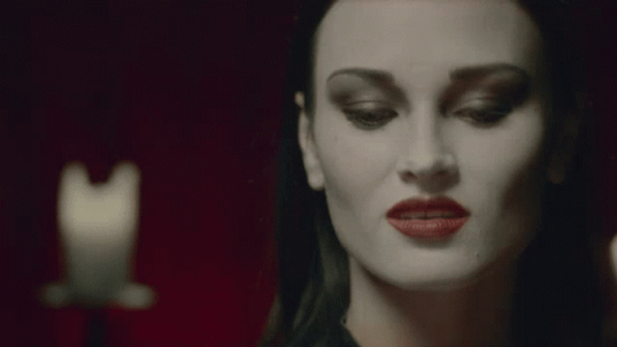 Vampire Girl Smiling GIF