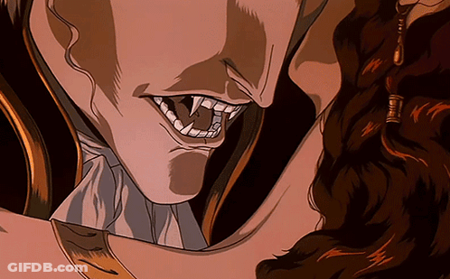 Vampire Mouth With Teeth GIF