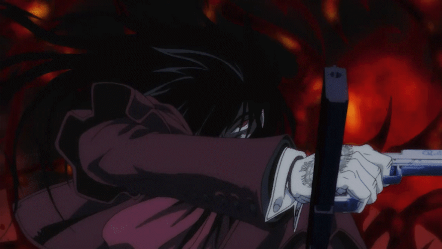 Van Hellsing Cross Guns GIF