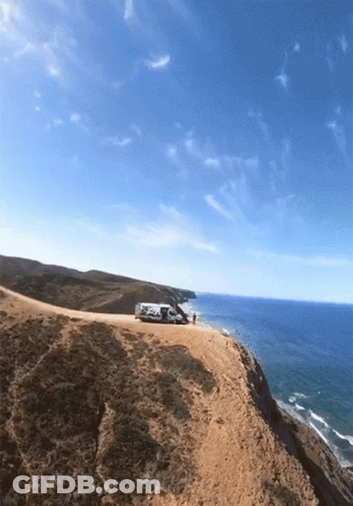 Van In The Creepy Edge GIF