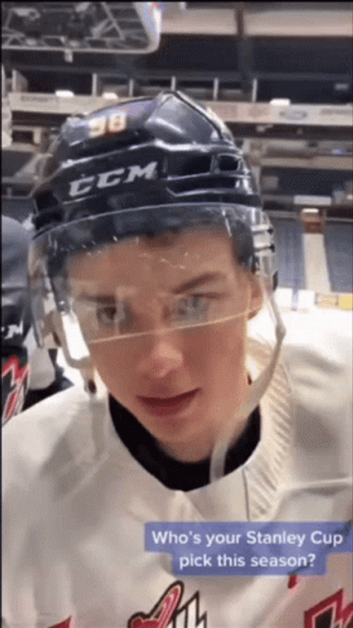 Vancouver Canucks Choice Connor Bedard GIF
