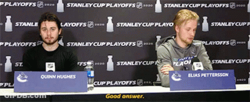 Vancouver Canucks Elias Pettersson GIF