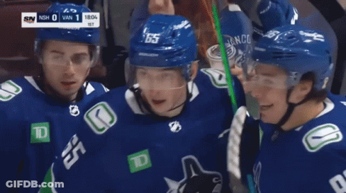Vancouver Canucks Vs Boston Bruins Hockey Game GIF