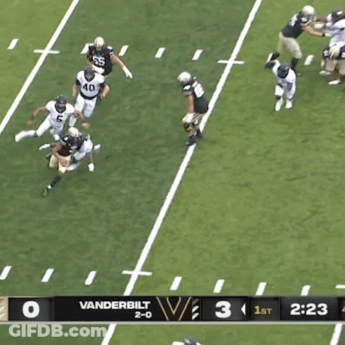 Vanderbilt Vs Virginia Tech Football Game GIF