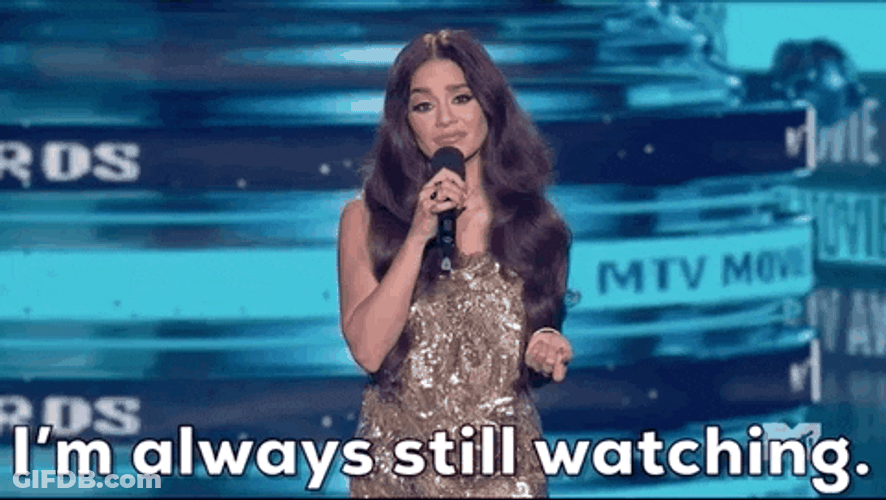 Vanessa Hudgens MTV Still Watching GIF