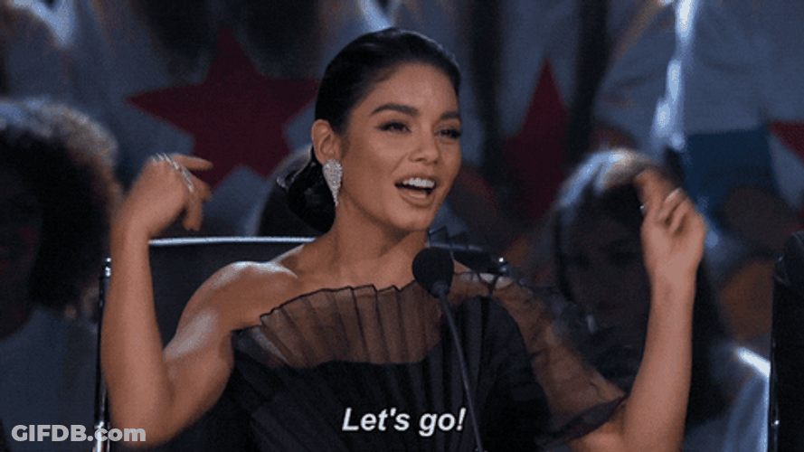 Vanessa Hudgens Panel JudgeFox Let's Go GIF