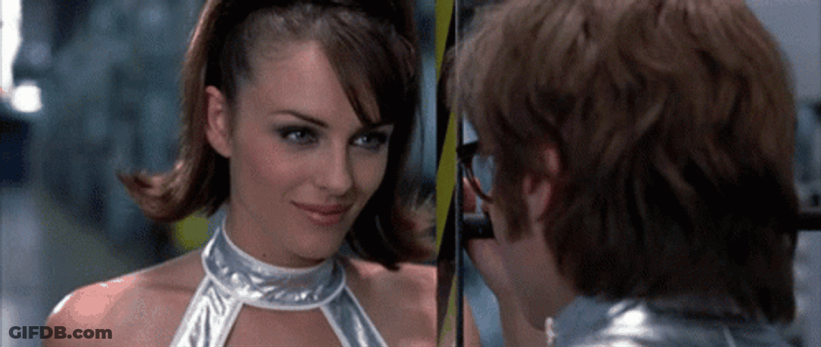 Vanessa Kensington Smiling At Austin Powers GIF
